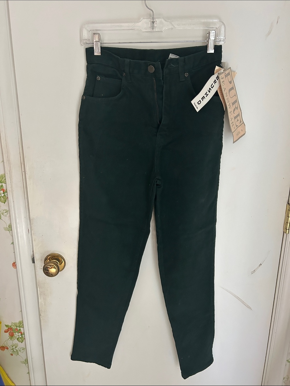 Pure Jeanswear vintage  High-Rise Dark Green Women’s Jeans size 9